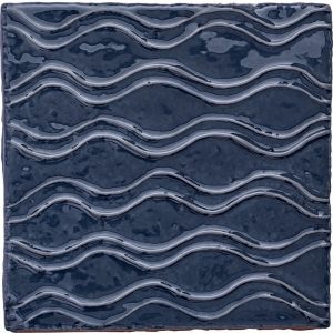 Halcyon Gingham Clara - Hand made tile