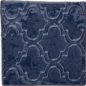 Halcyon Gingham Ettie - Hand made tile