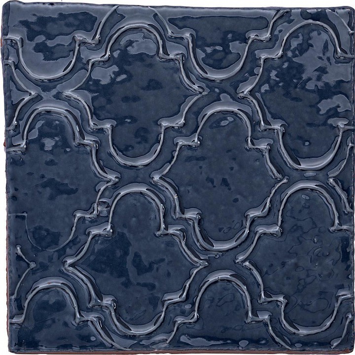 Halcyon Gingham Ettie - Hand made tile