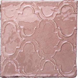 Halcyon Wild Rose Ettie - Hand made tile