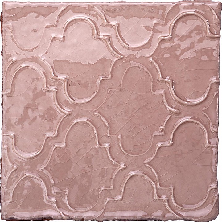 Halcyon Wild Rose Ettie - Hand made tile