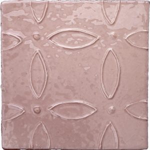 Halcyon Wild Rose Margot - Hand made tile