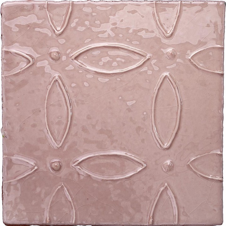Halcyon Wild Rose Margot - Hand made tile
