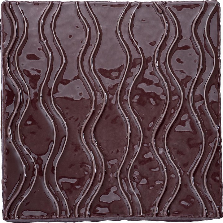 Halcyon Carmine Clara - Hand made tile