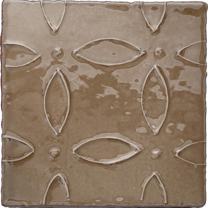 Halcyon Ochre Margot - Hand made tile