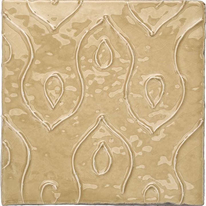 Halcyon Saffron Florence - Hand made tile