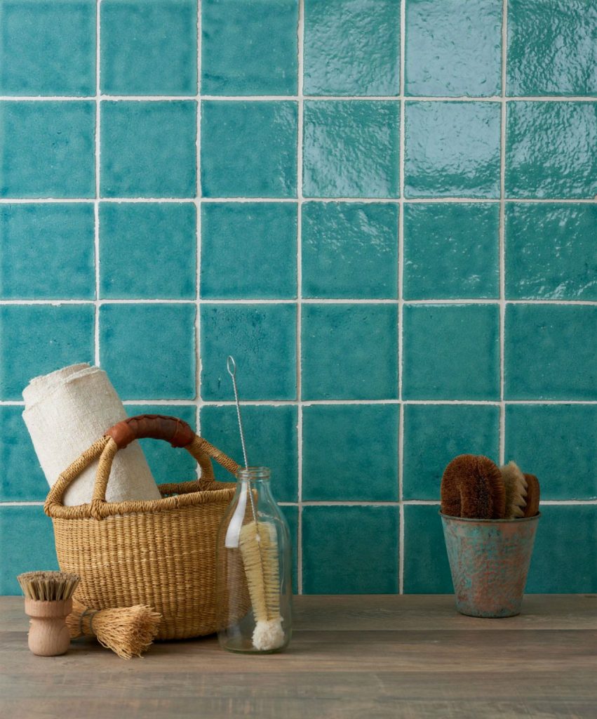 Tiles of Stow Colour Tile Collection Kensington Seafoam Hand Made Tile