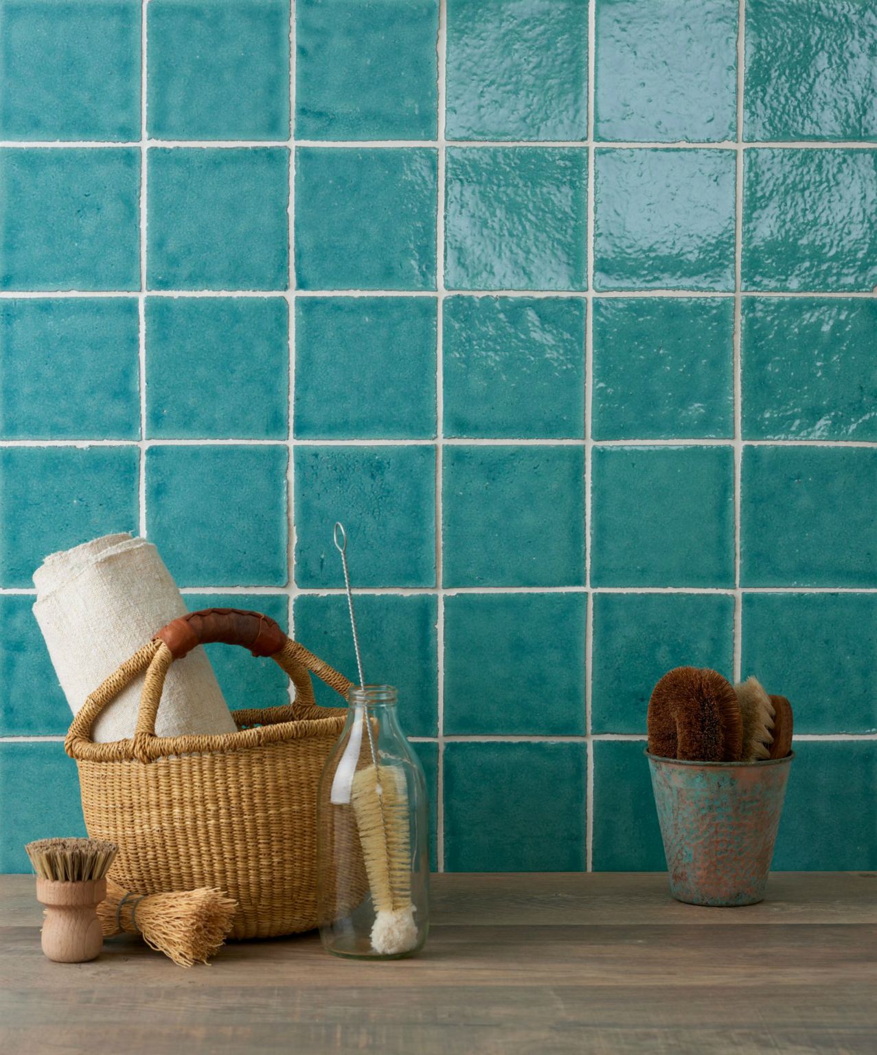 Kensington Seafoam Hand made tile