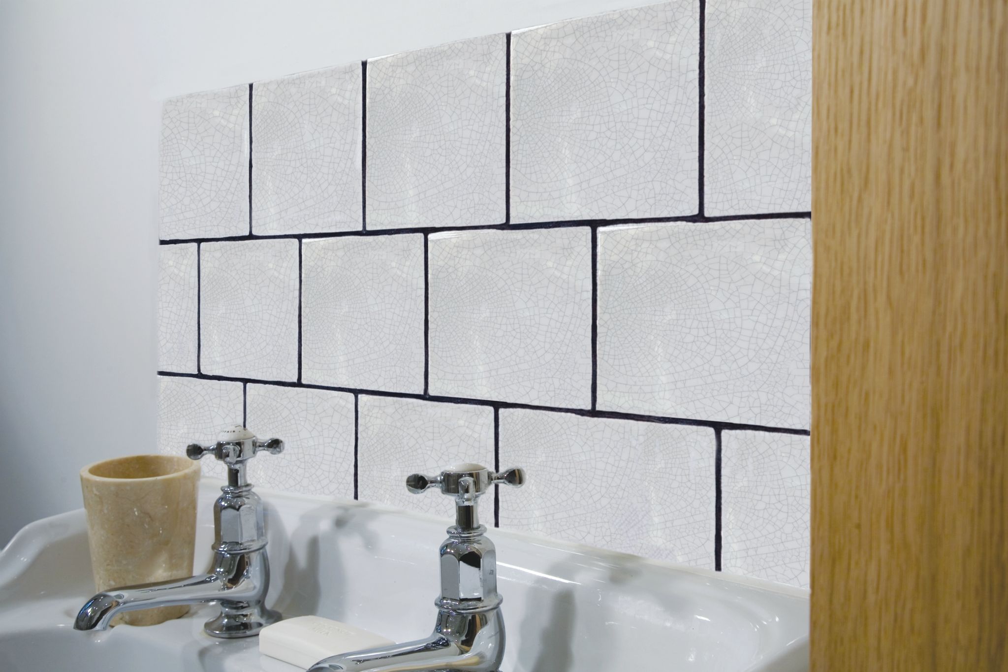 Aged Vintage Crackle 130x130x10mm