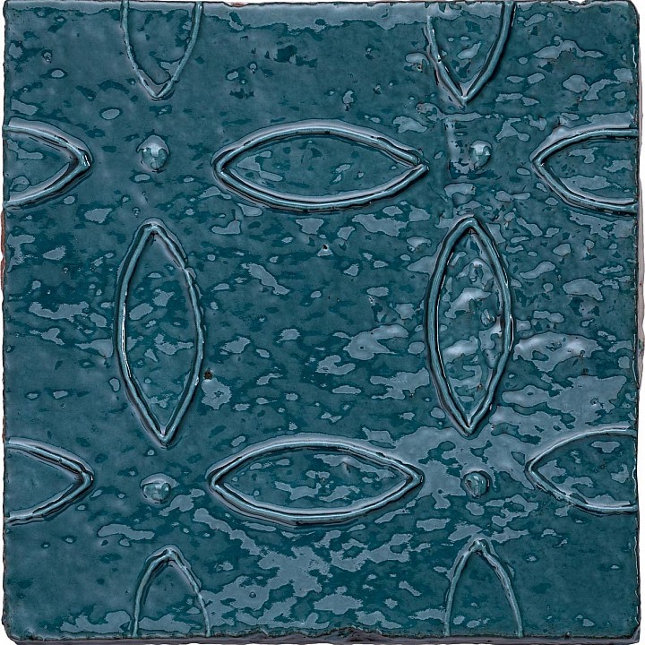 Kensington Peacock Margot - Hand made tile