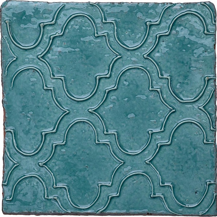 Kensington Seafoam Ettie - Hand made tile