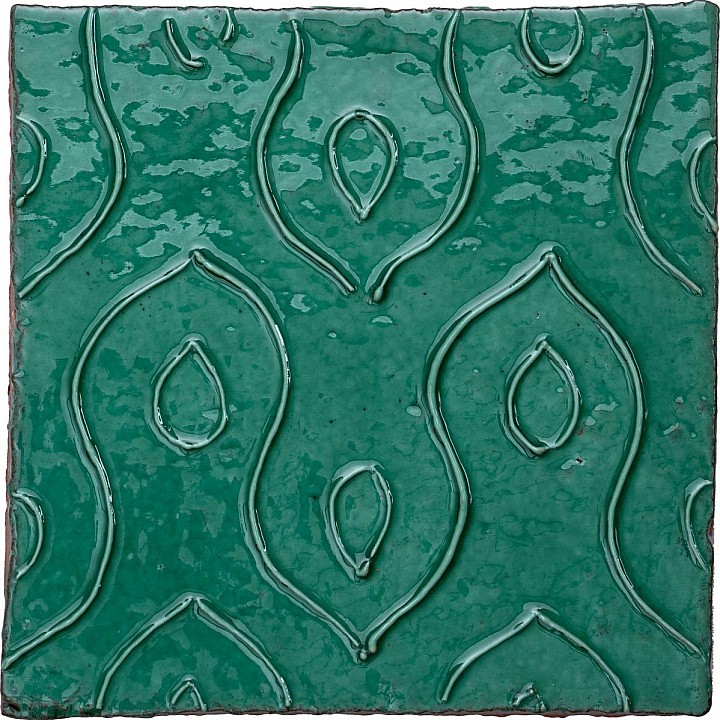 Kensington Viridian Florence - Hand made tile