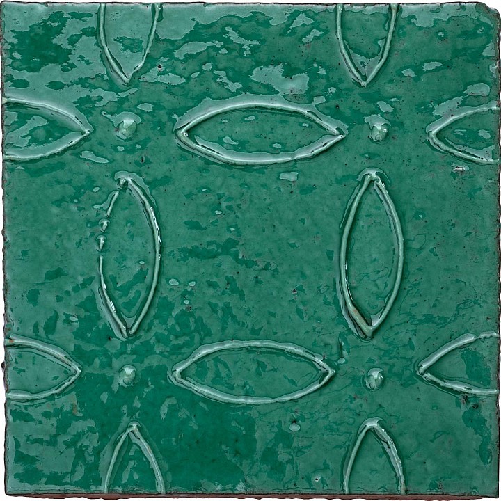 Kensington Viridian Margot - Hand made tile