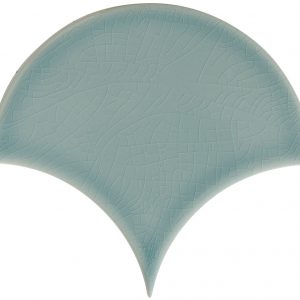 Soho - So Aspen Leaf Scallop - Hand made tile