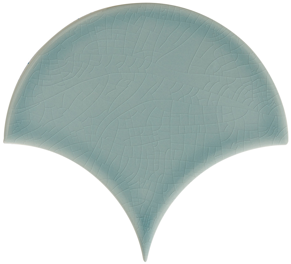 Soho - So Aspen Leaf Scallop - Hand made tile