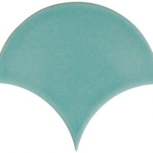 Soho - So Aventurine Scallop - Hand made tile