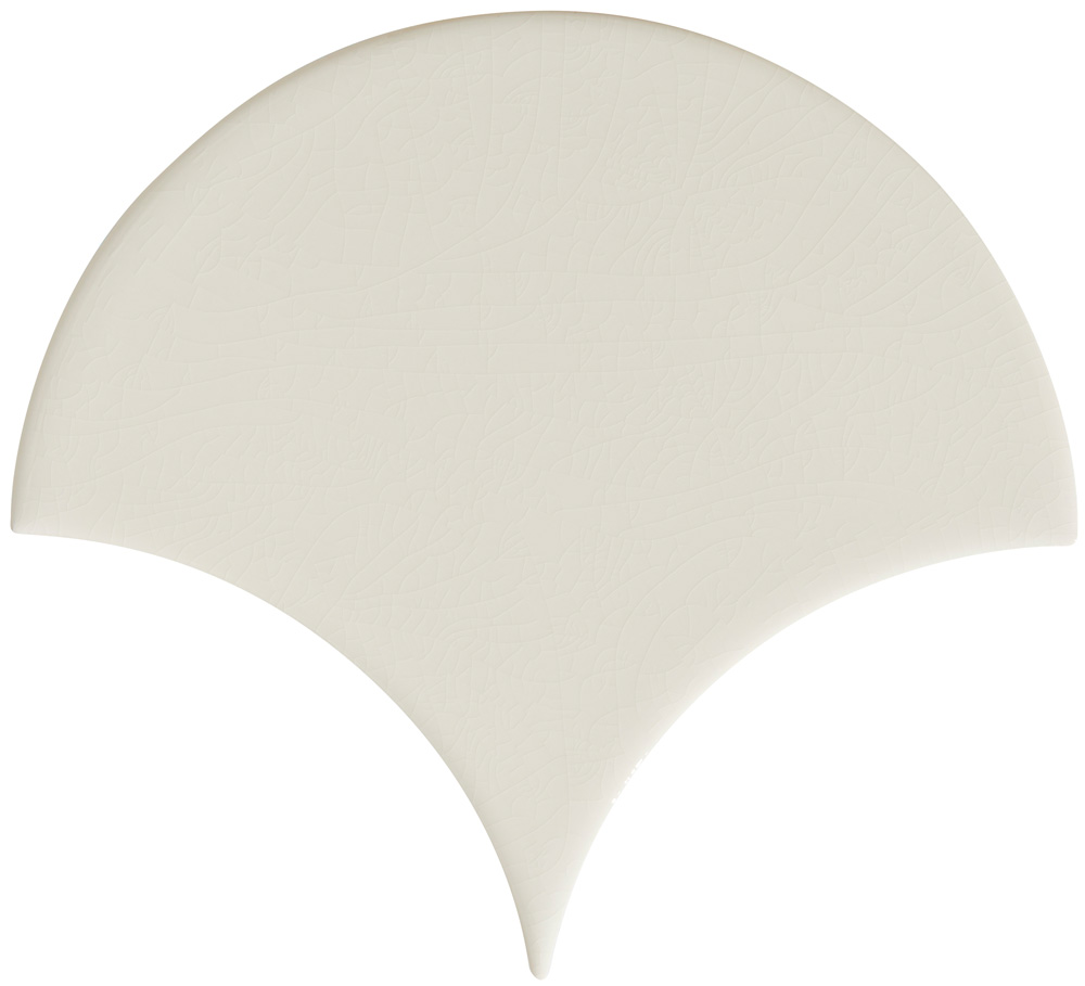 Soho - So Linen Scallop - Hand made tile
