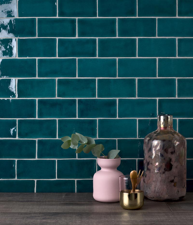 Soho - So Sapphire Brick - Hand made tile
