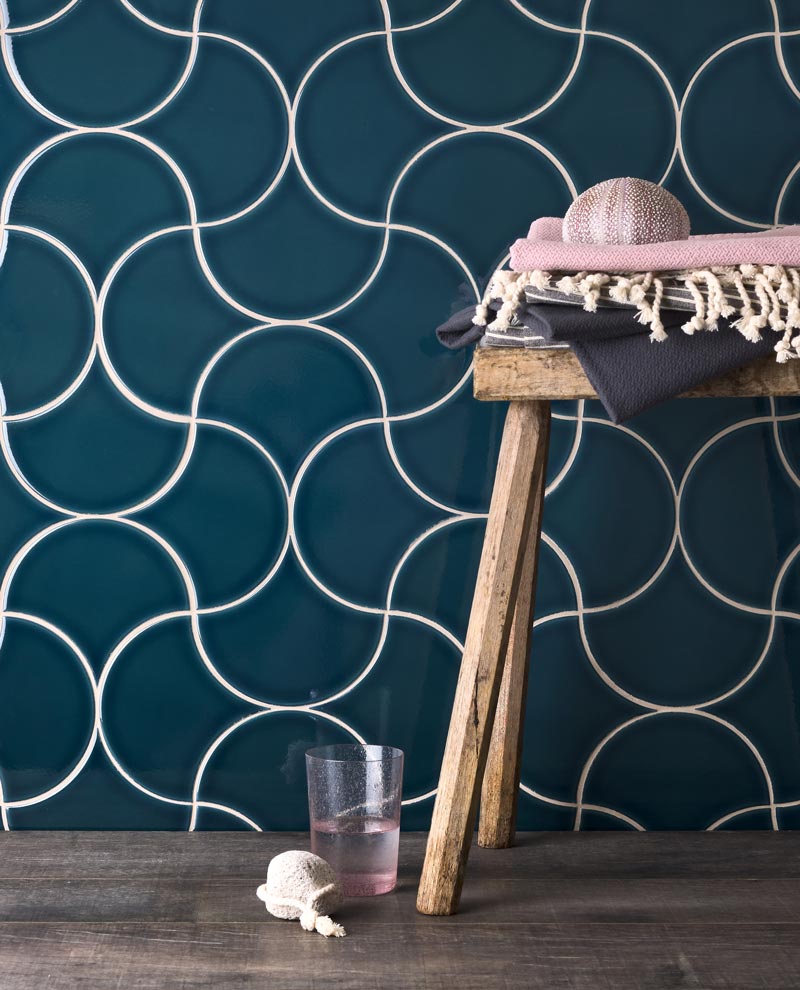 Soho - So Admiral Scallop - Hand made tile