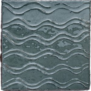 Ullswater Pebble - Clara - hand made crackle glazed tile