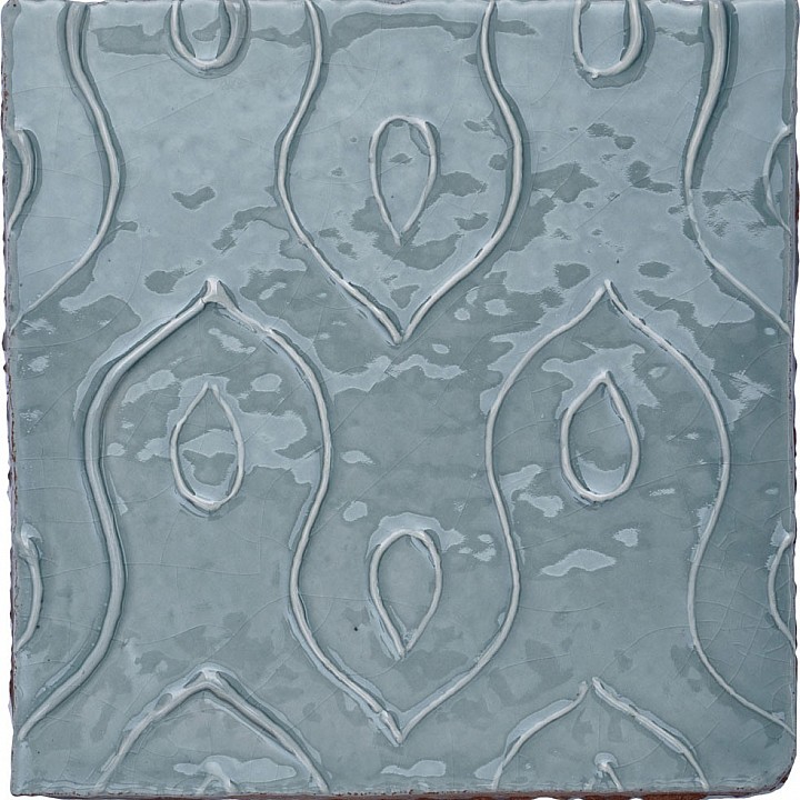 Ullswater Silver Bay - Florence - hand made crackle glazed tile