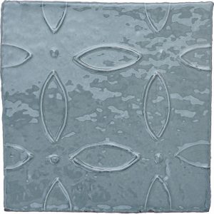 Ullswater Silver Bay - Margot - hand made crackle glazed tile