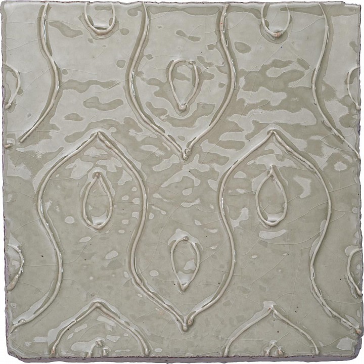 Ullswater Willow Fore - hand made crackle glazed tile