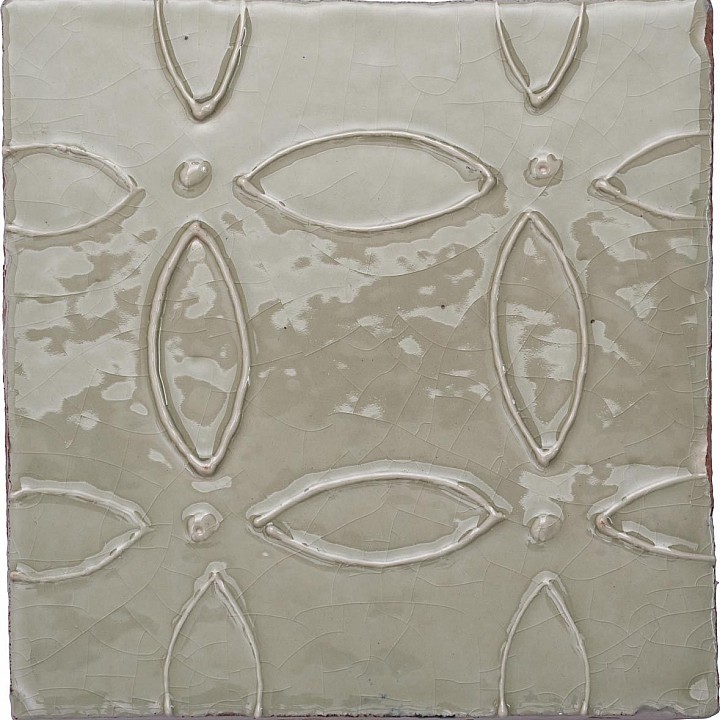 Ullswater Willow Margot - hand made crackle glazed tile
