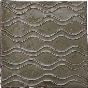 Ullswater Woodland Clara - hand made crackle glazed tile