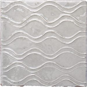 Ullswater Wool Clara - hand made crackle glazed tile