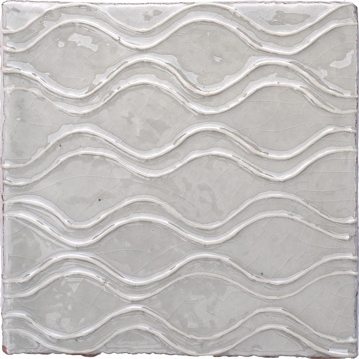 Ullswater Wool Clara - hand made crackle glazed tile