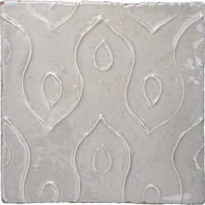 Ullswater Wool Flore- hand made crackle glazed tile