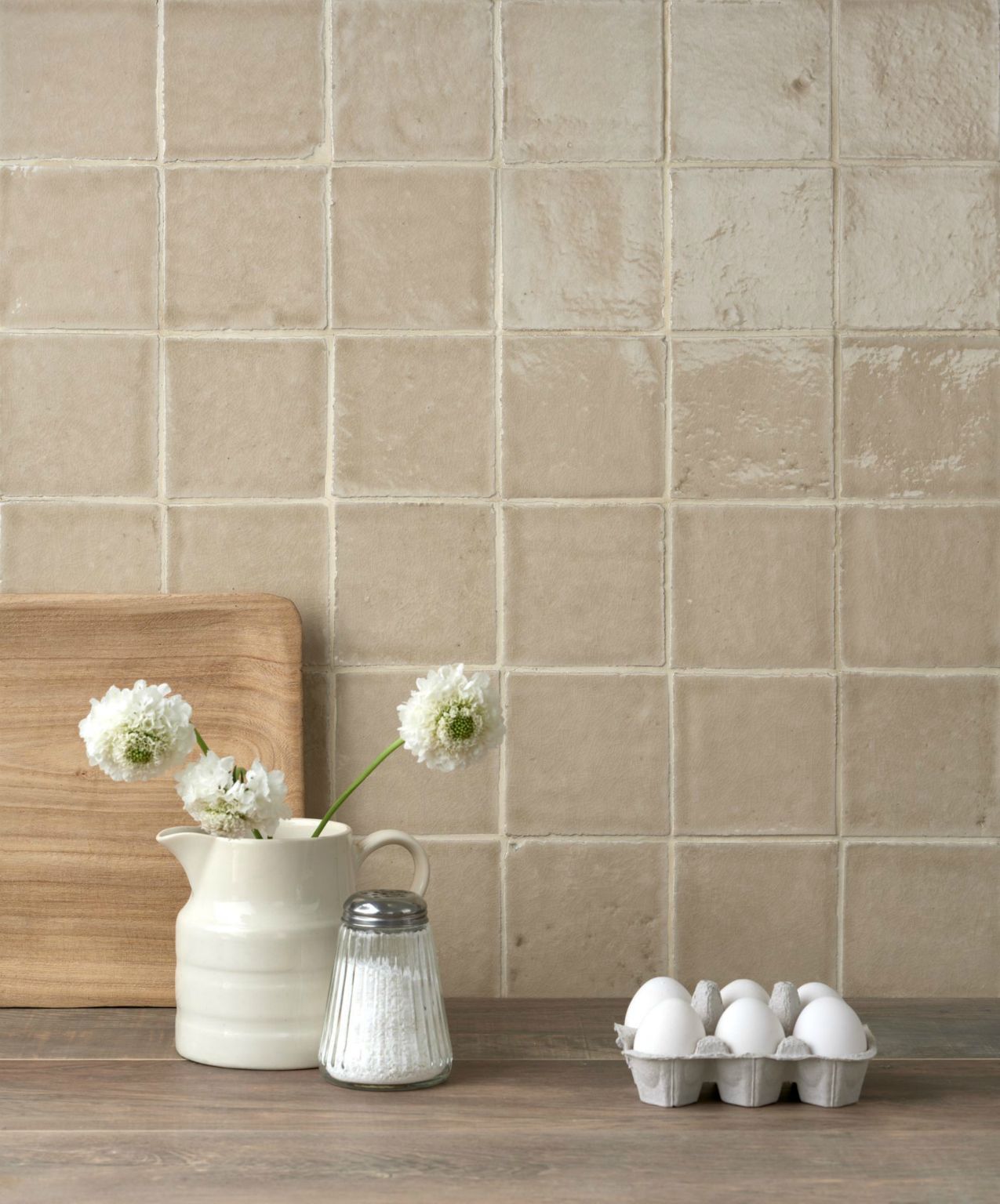 Ullswater Cedar - hand made crackle glazed tile