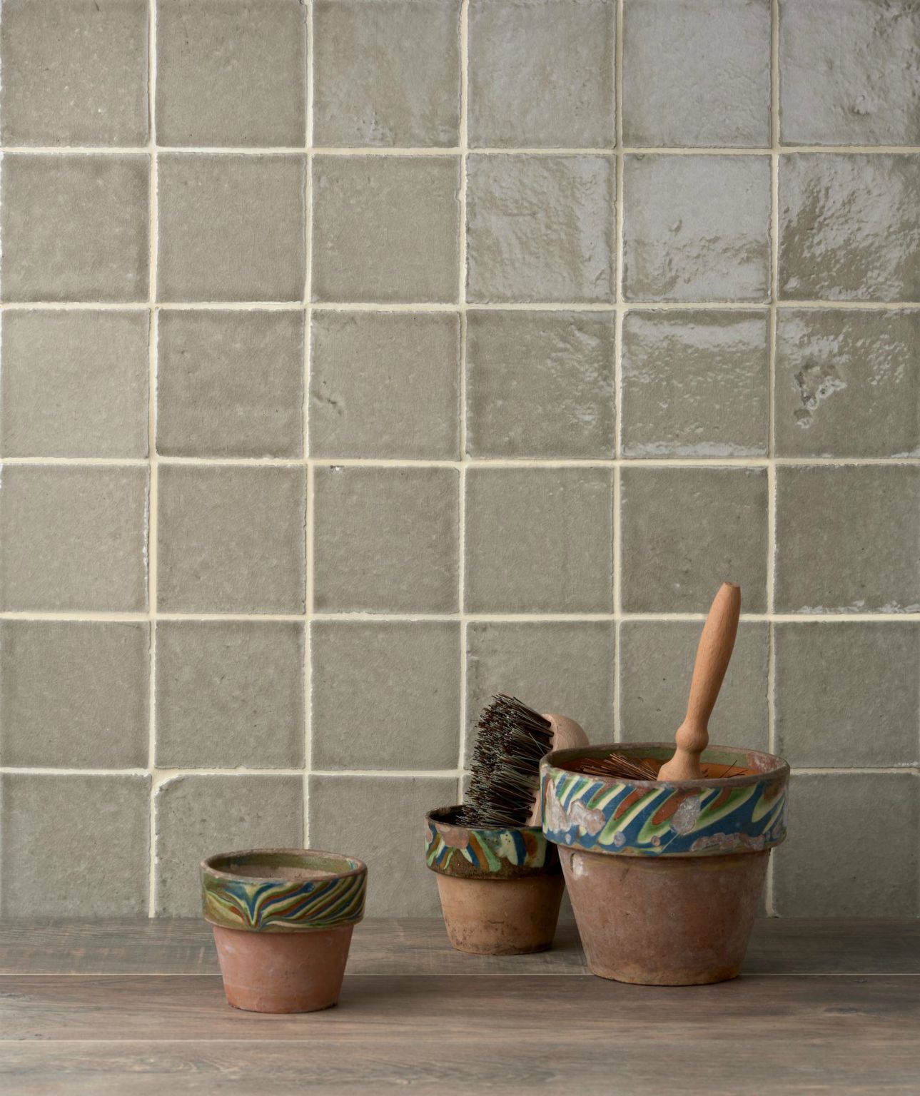 Ullswater Cottage - hand made crackle glazed tile