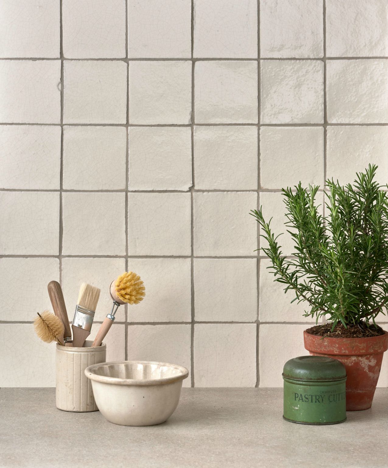 Ullswater Valley - hand made crackle glazed tile