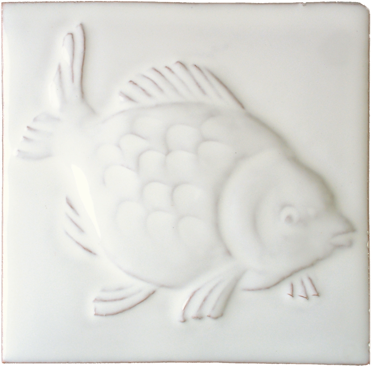 Impressions - Fruits de Mer Bass Hand made by Tiles of Stow