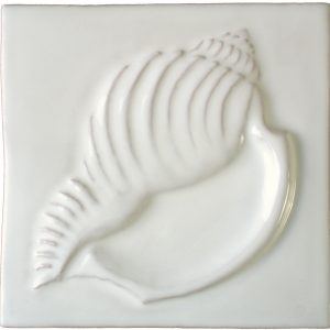 Impressions - Fruits de Mer Conch Hand made by Tiles of Stow