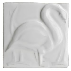 Swan White Impressions Tile | Tiles of Stow