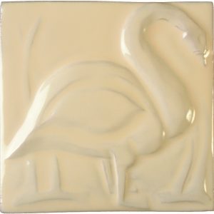 Swan Cream Impressions Tile | Tiles of Stow