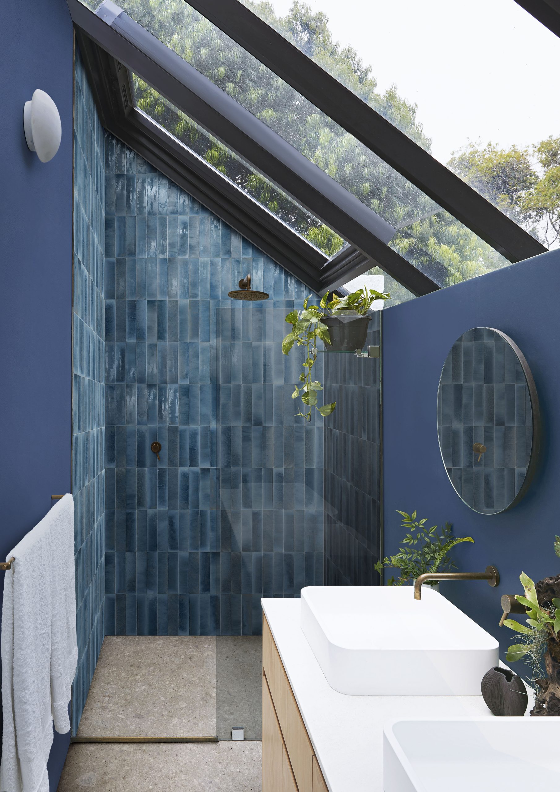 Stoneware La Lune Mid Blue 238x58x9mm