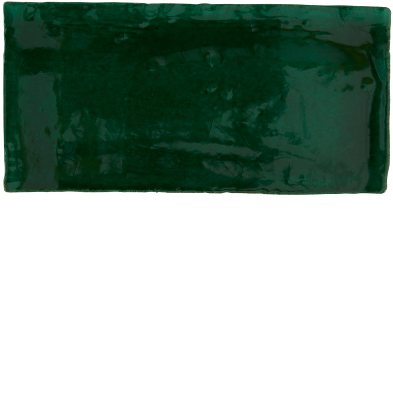Soho - So Emerald Brick - Hand made tile