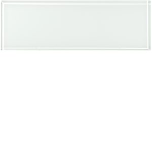 Long Brick Metallic Glass 300x100mm - Arctic