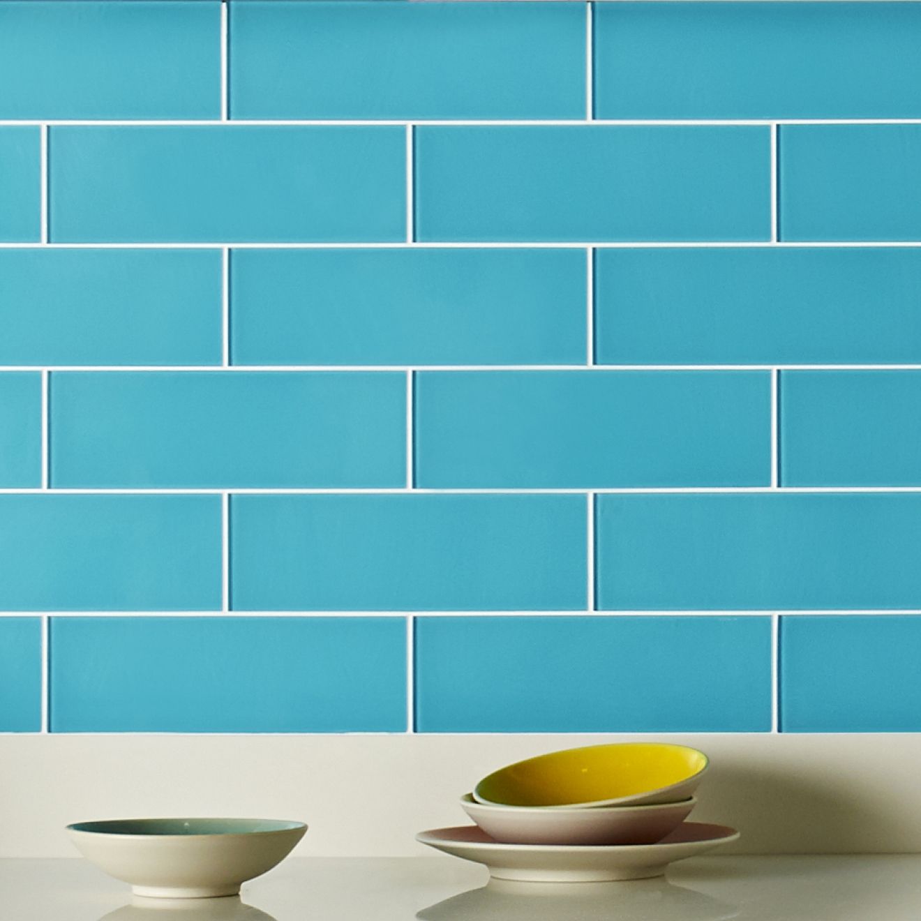 Clear Glass Long Brick Tiles - Colorado - Image 2