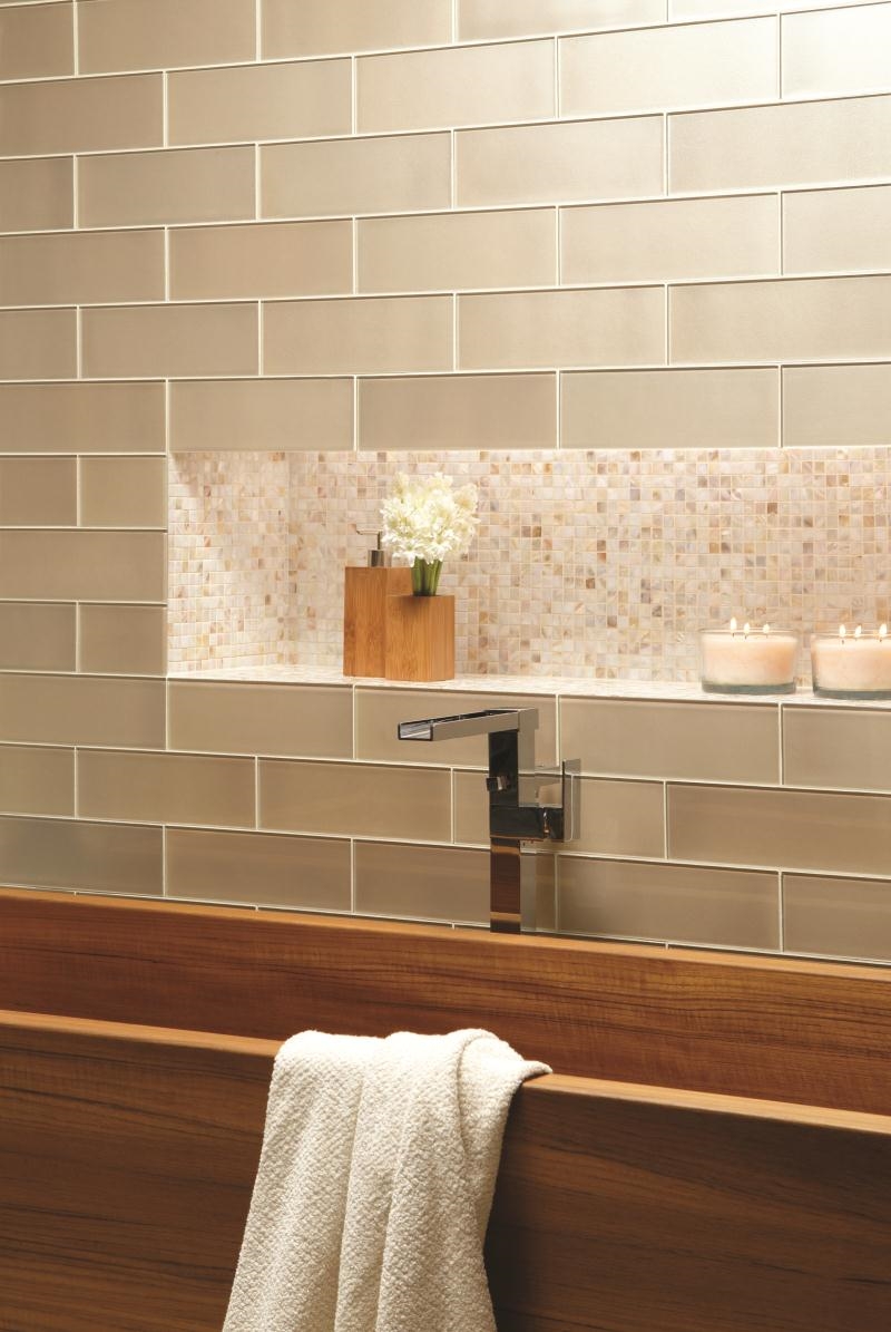 Long Brick Metallic Glass 300x100mm