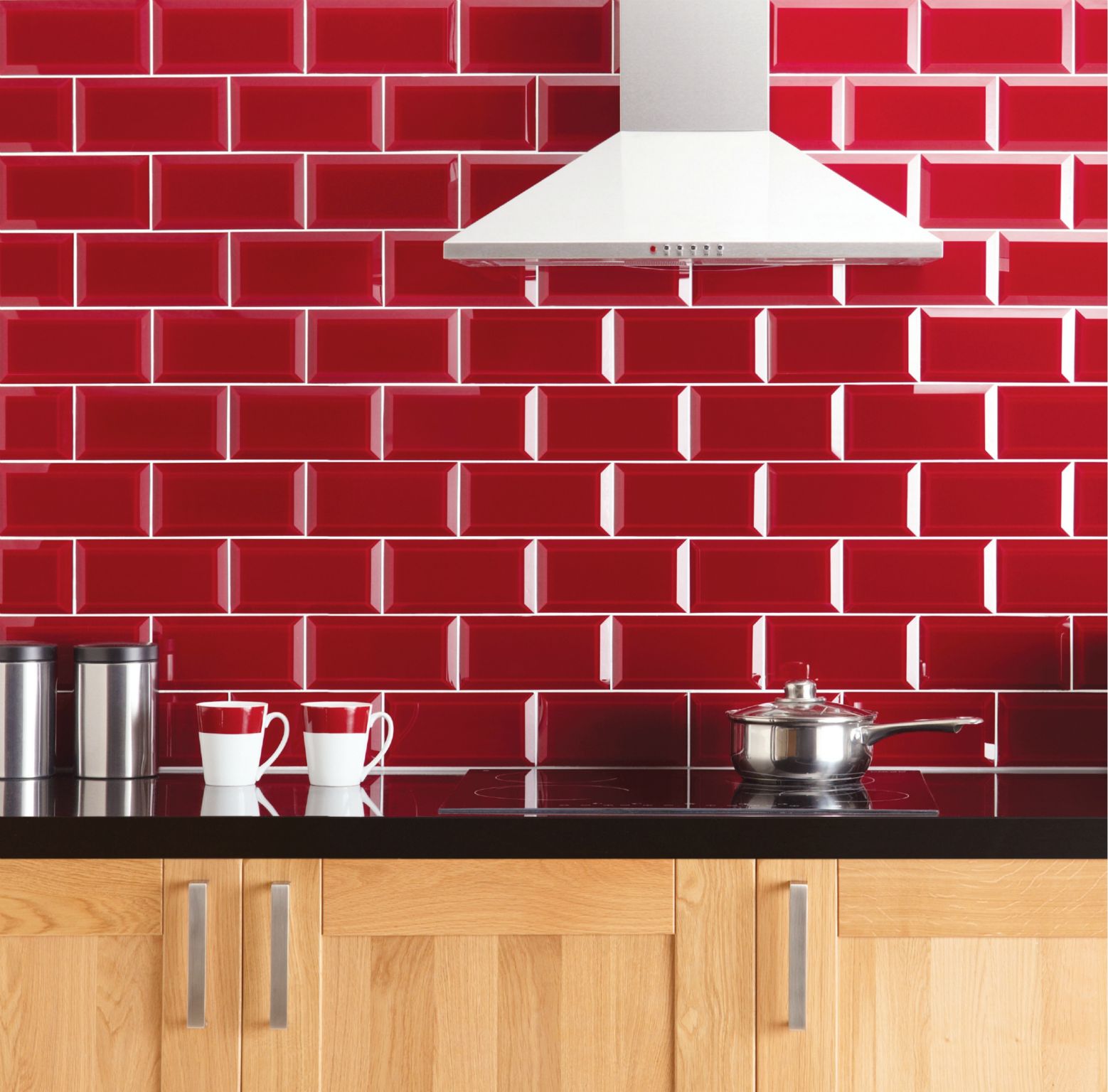Clear Glass Short Brick Beveled Tiles - Mekong - Image 2