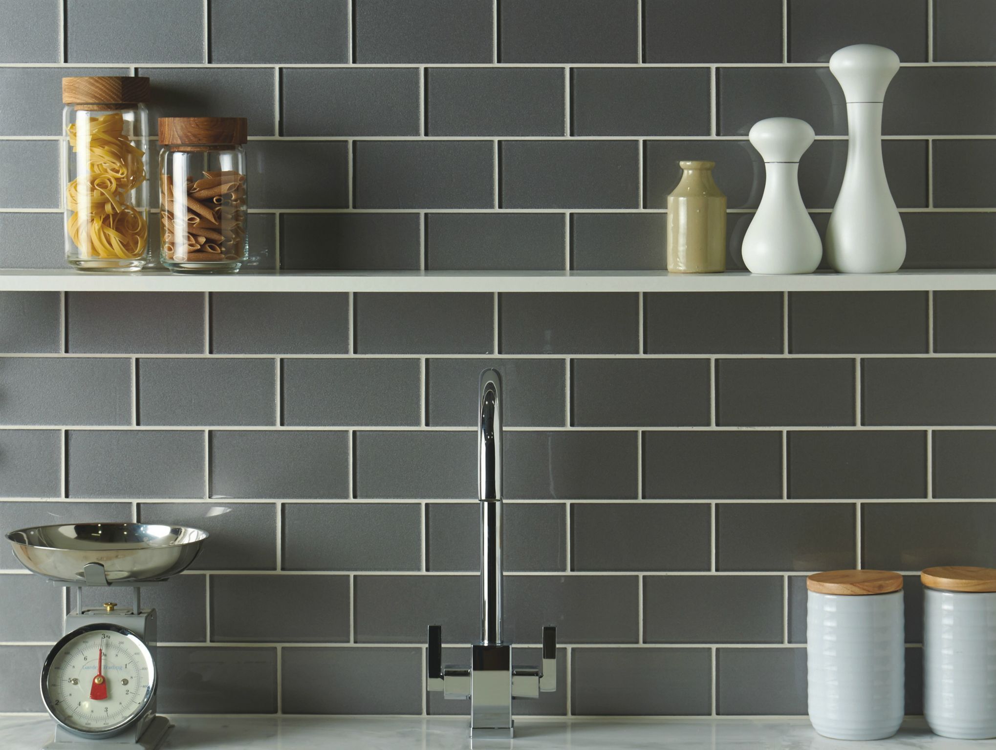 Short brick Metallic Glass 152x75mm - Hera
