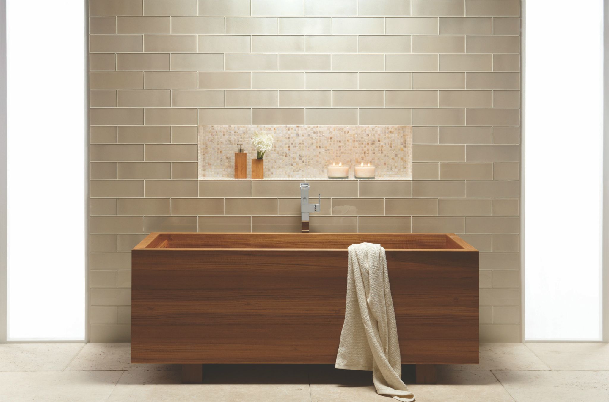 Long Brick Metallic Glass 300x100mm - Dionysus - Image 3