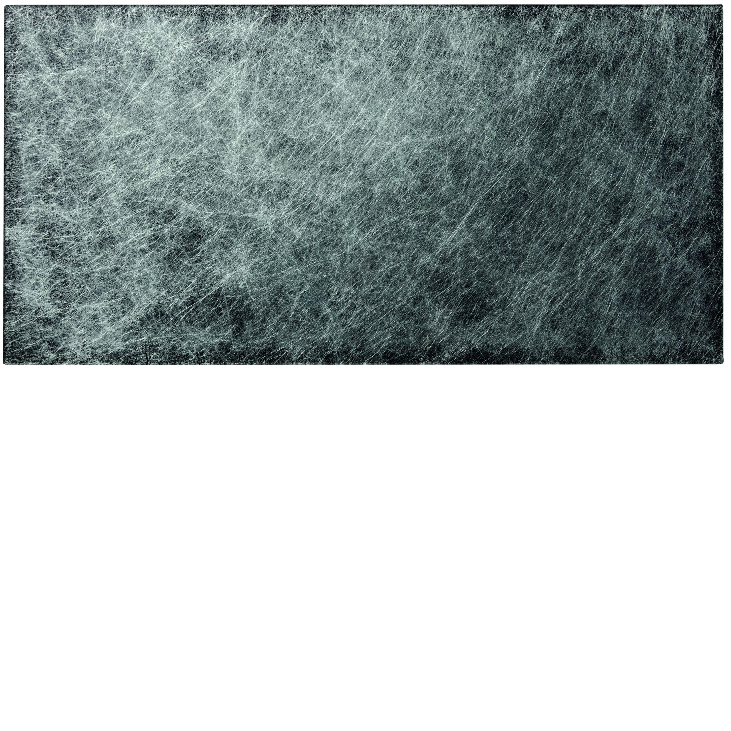 Large Format Decorative Glass Tiles - Spun Silk Silver