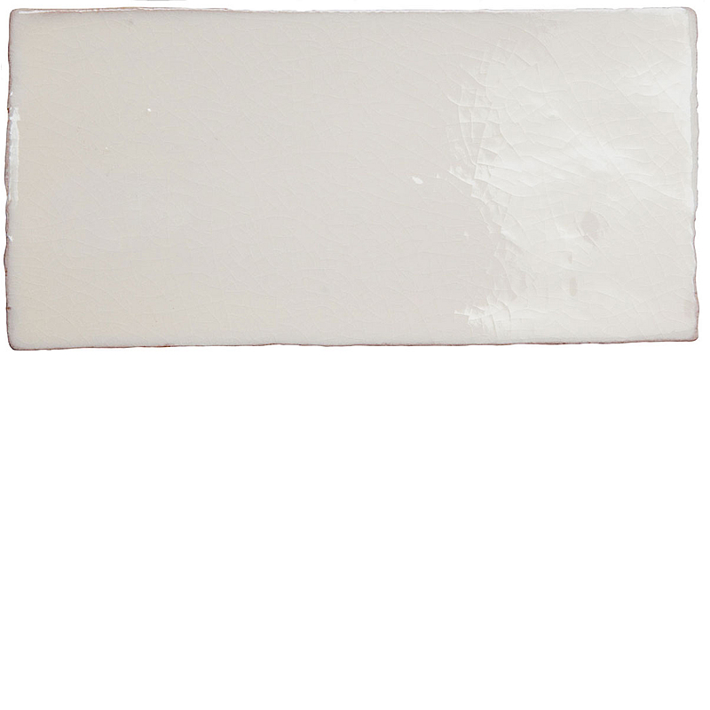 Vintage - lace hand made crackle glazed tile