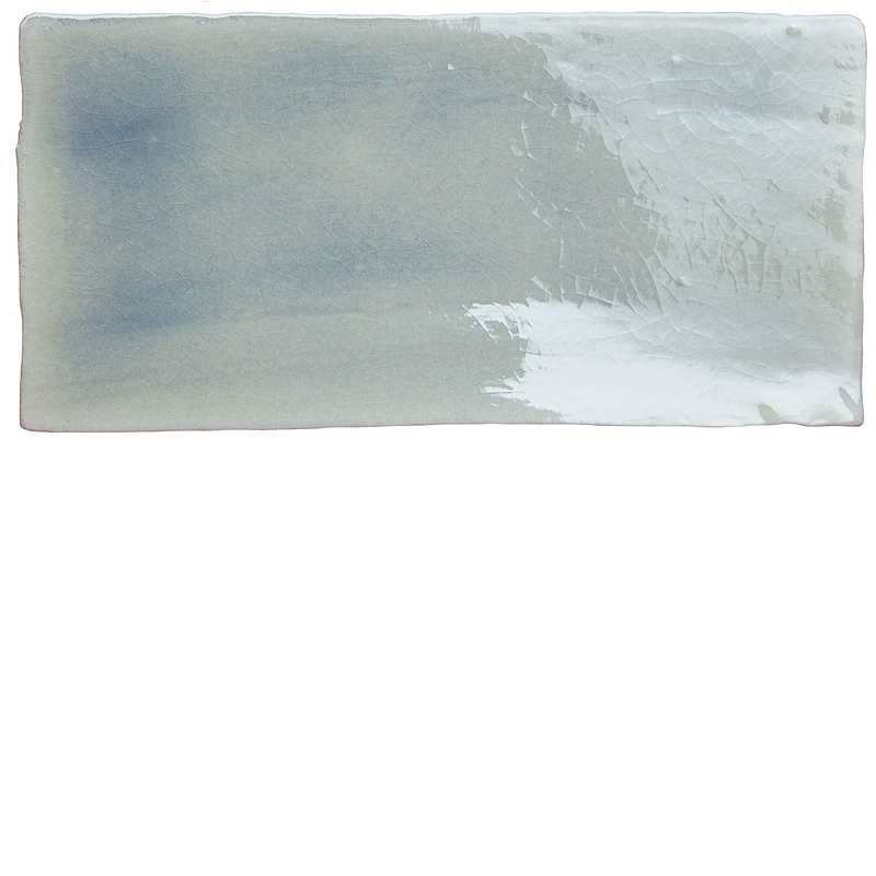 Vintage - organza hand made crackle glazed tile